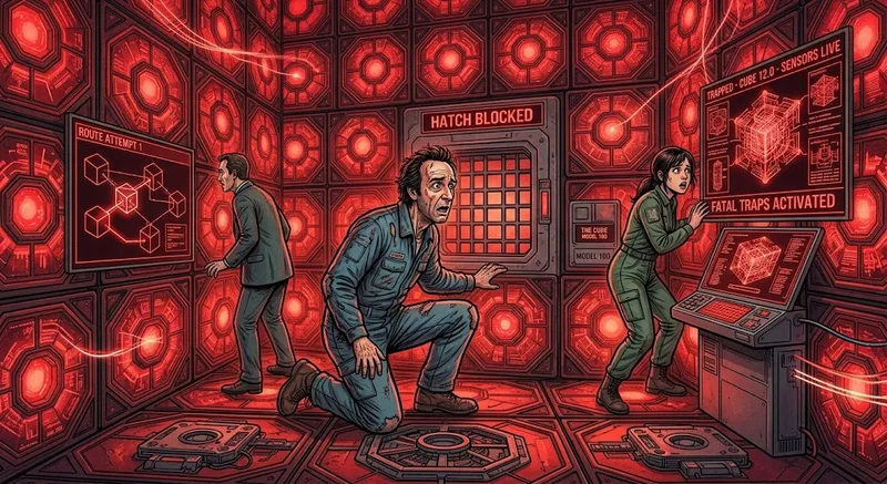 Cube (1997): The Meaningless Maze and the Human Search for a Way Out