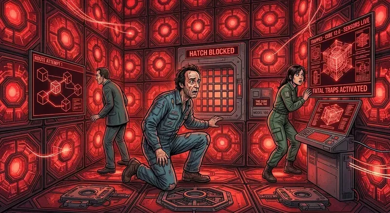 Cube (1997): The Meaningless Maze and the Human Search for a Way Out