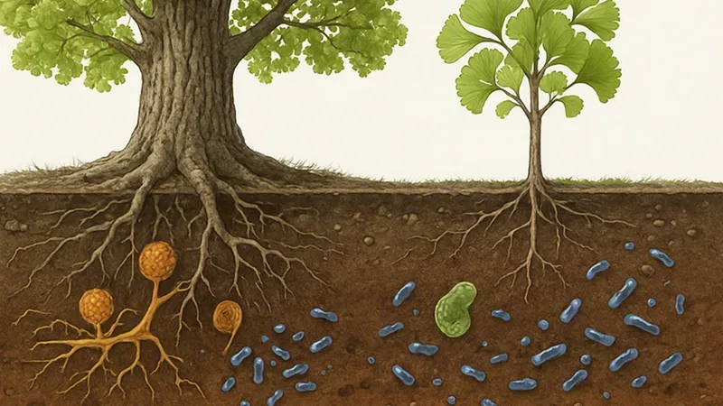 What Microbes Live Near Ancient Ginkgo Trees?
