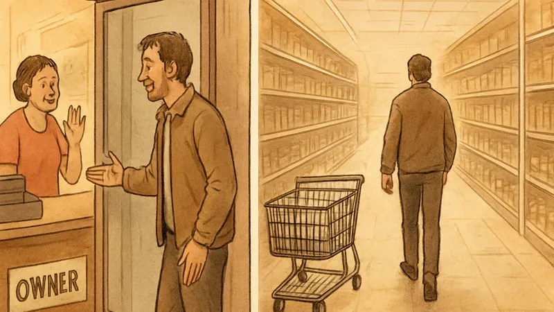 The Same Person, Polite in One Shop and Not the Other