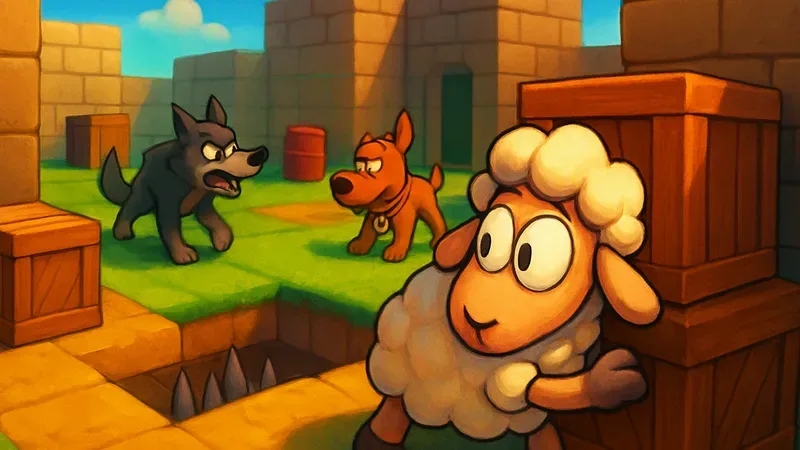 Sheep, Dog 'n' Wolf: A Loony Tunes Stealth Puzzle You Probably Missed