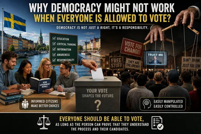 Why Democracy Might Not Work When Everyone is Allowed to Vote?