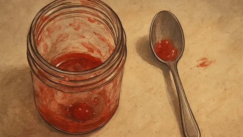 Der letzte Löffel Marmelade