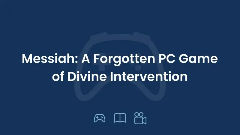 Messiah: A Forgotten PC Game of Divine Intervention