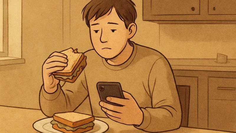 Das gleiche Sandwich, zwei verschiedene Geschmäcker